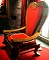Alice in Wonderland travelling exhibition throne [picture from Disney]